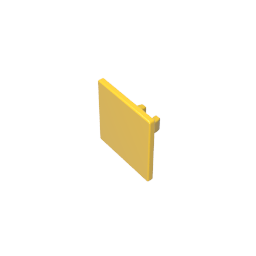 Road Sign Clip-on 2 x 2 Square [Thick Open O Clip] - Color ID 30