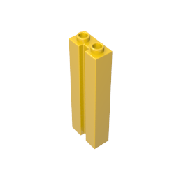 Brick Special 1 x 2 x 5 with Groove - Color ID 30
