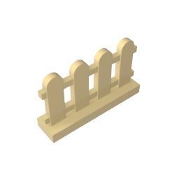 Picket Fence 1 x 4 x 2