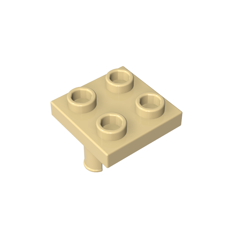 Plate 2 x 2 with 2 Pins