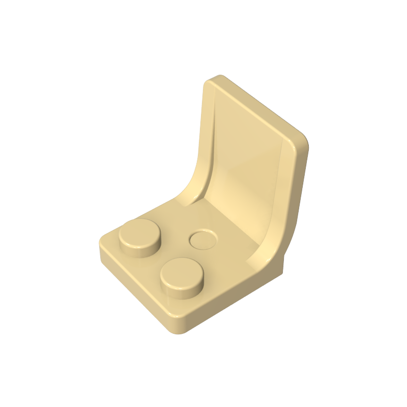 Seat / Chair 2 x 2 with Center Sprue Mark
