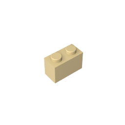 Brick 1 x 2 without Bottom Tube