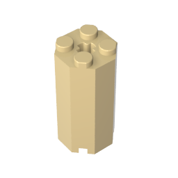 Brick Special Octagonal 2 x 2 x 3 1/3