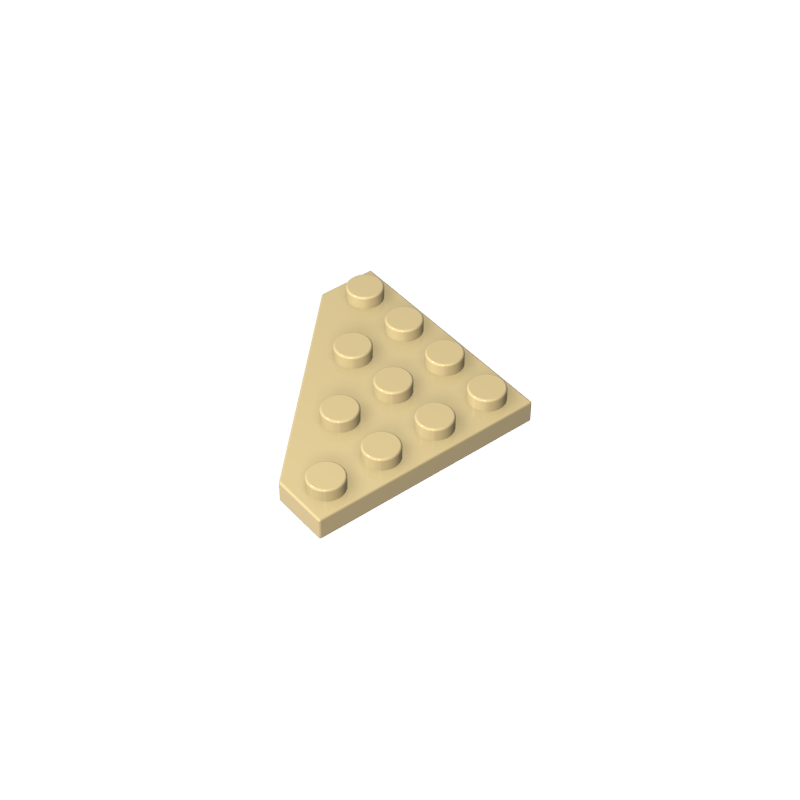 Wedge Plate 4 x 4 Cut Corner