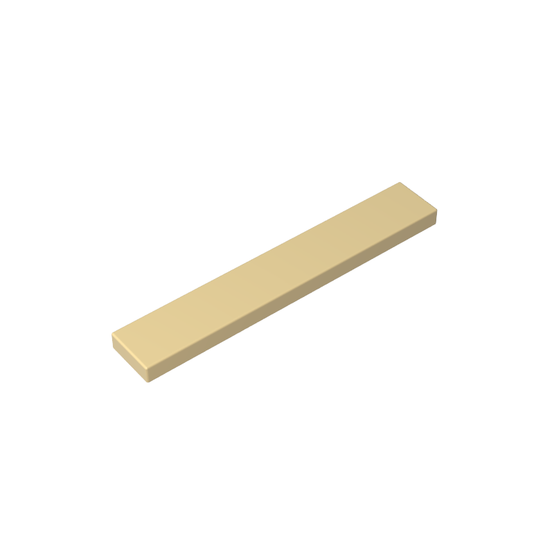 Tile 1 x 6 with Groove