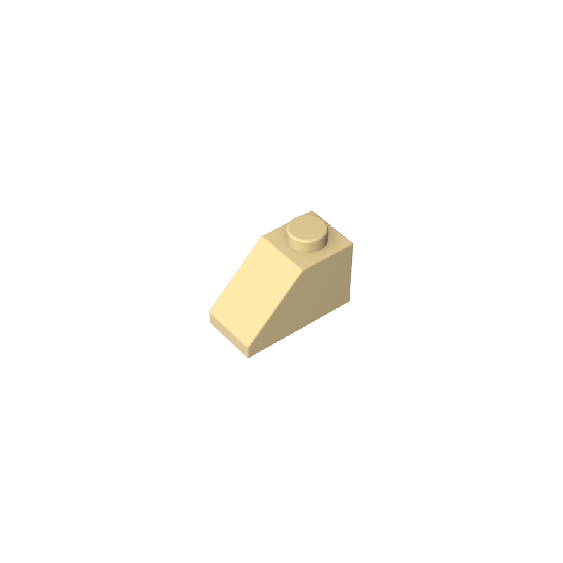 Slope 45° 2 x 1 with Bottom Pin