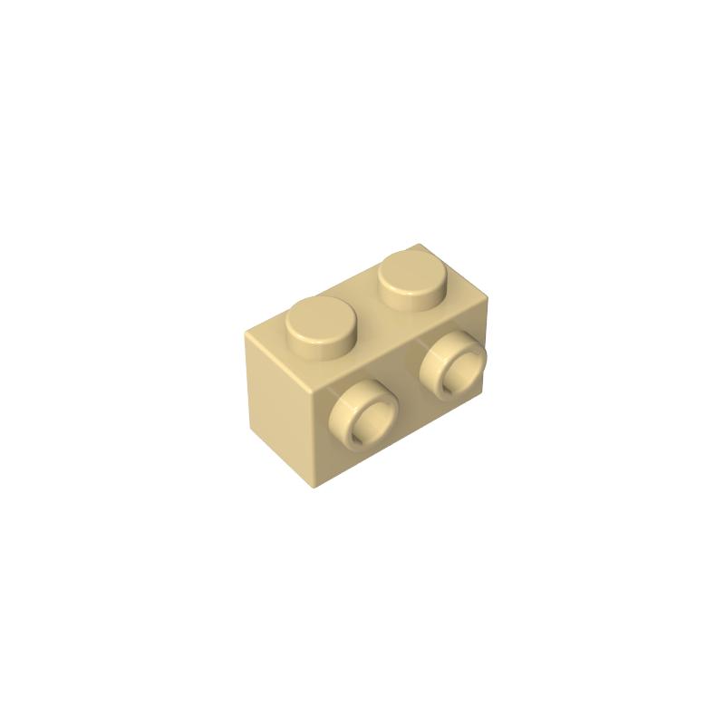Brick Special 1 x 2 with 2 Studs on 1 Side