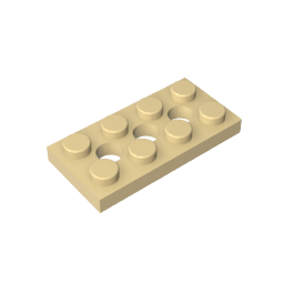 Technic Plate 2 x 4 [3 Holes]