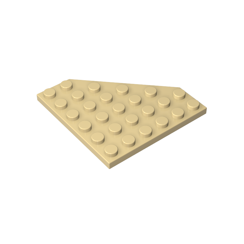 Wedge Plate 6 x 6 Cut Corner