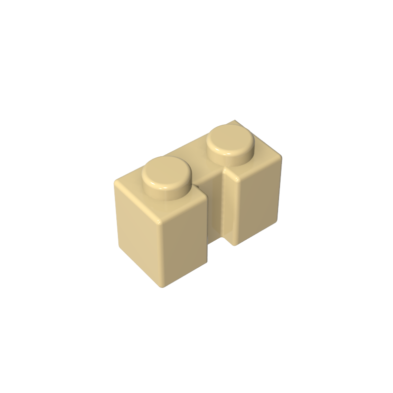 Brick Special 1 x 2 with Groove