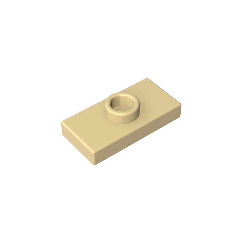 Plate Special 1 x 2 with 1 Stud with Groove and Inside Stud Holder (Jumper)