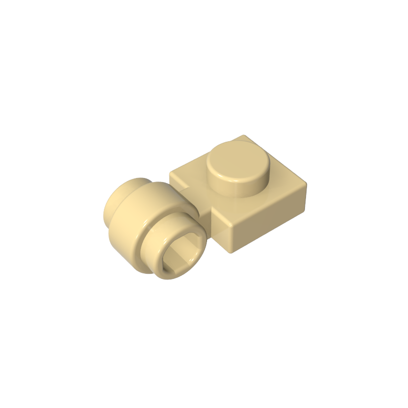 Plate Special 1 x 1 with Clip Light [Thick Ring]