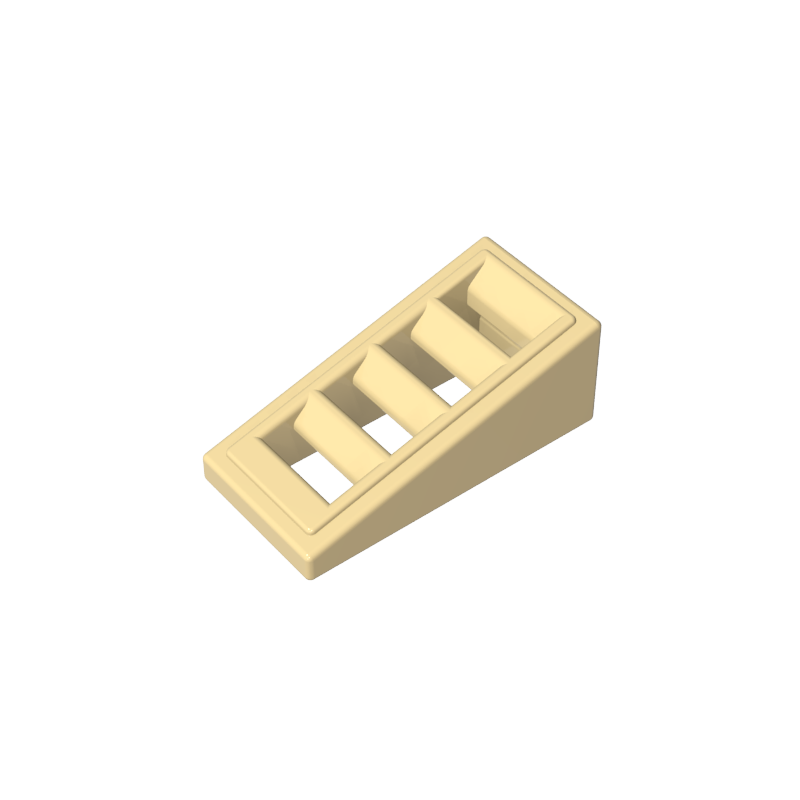 Slope 18° 2 x 1 x 2/3 with 4 Slots