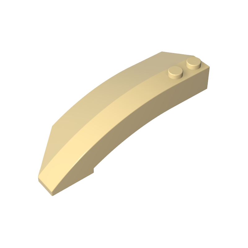 Wedge Curved 8 x 3 x 2 Open Right - Color ID 31