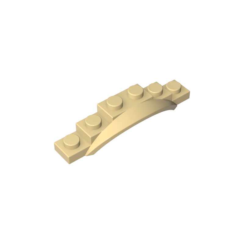 Wheel Arch, Mudguard, 1 1/2 x 6 x 1 [Arch Extended] - Color ID 31