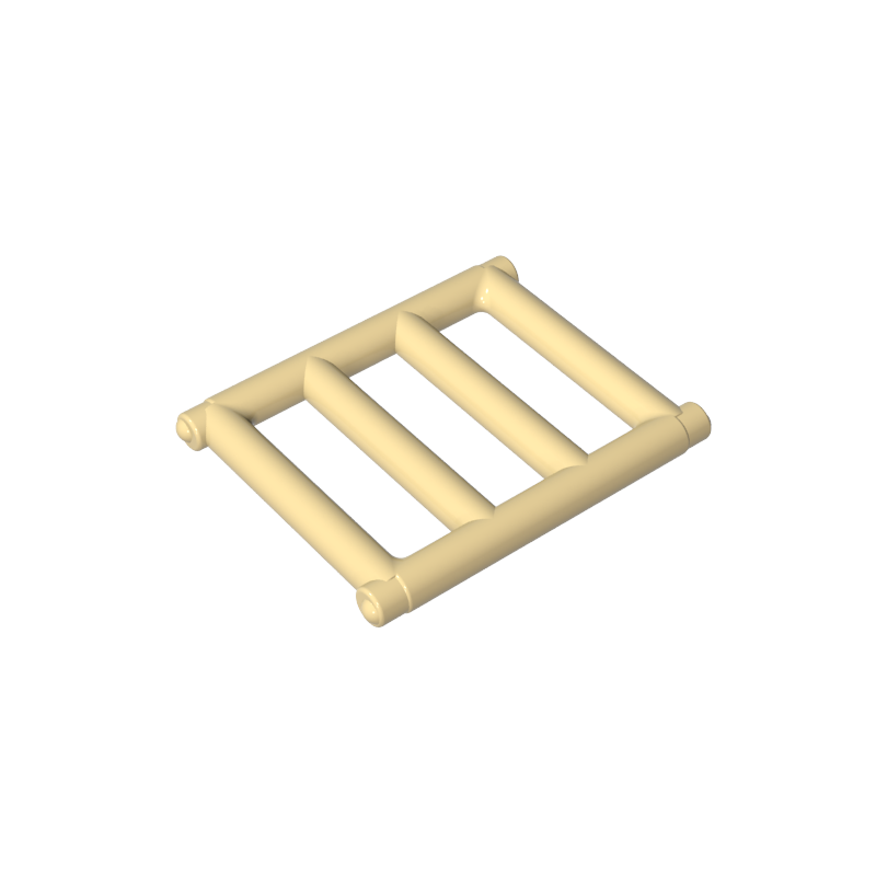 Bar 1 x 4 x 3 [End Tabs] - Color ID 31