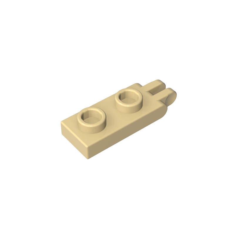 Hinge Plate 1 x 2 with 2 Fingers and Hollow Studs - Color ID 31