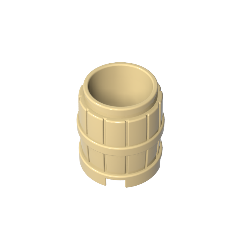Barrel 2 x 2 x 2 — GoBricks compatible brick