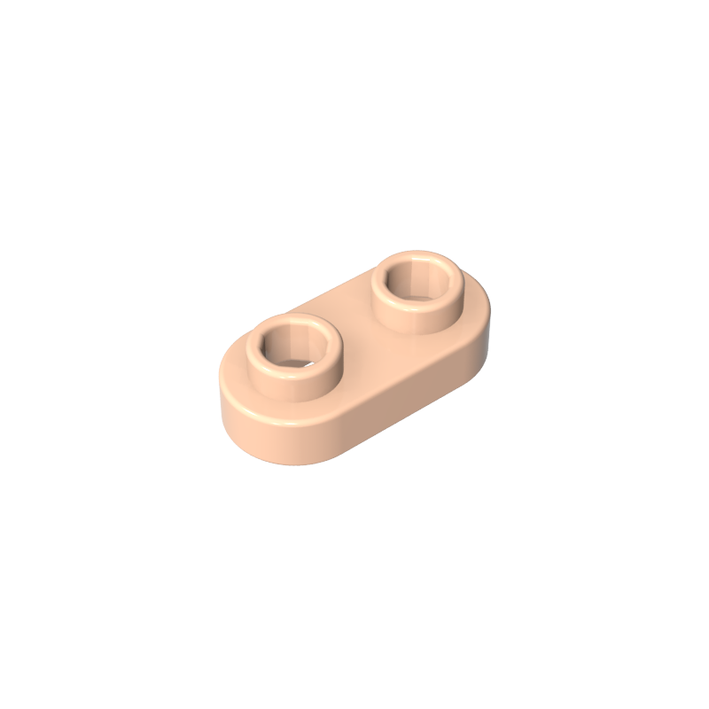 Plate Special 1 x 2 Rounded with 2 Open Studs