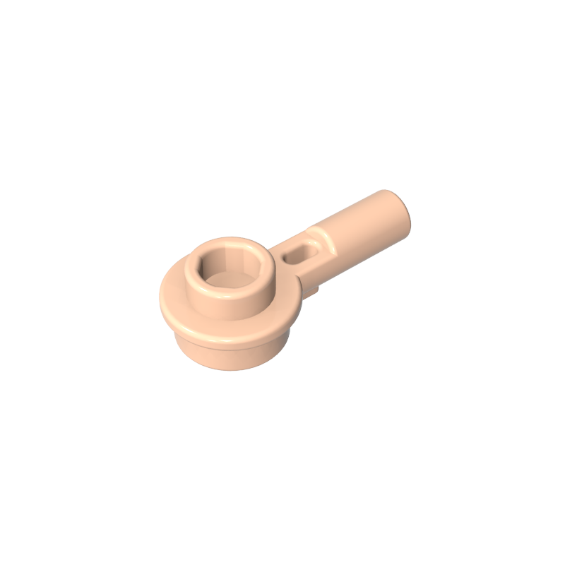 Plate Round 1 x 1 with Hollow Stud and Horizontal Bar 1L