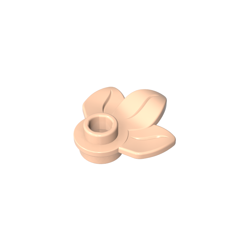 Plant, Plate 1 x 1 Round with 3 Leaves