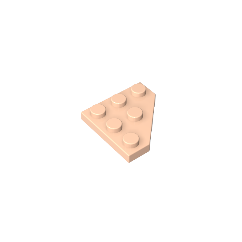 Wedge Plate 3 x 3 Cut Corner