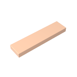 Tile 1 x 4 with Groove