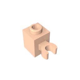 Brick Special 1 x 1 with Clip Vertical [Open O Clip, Hollow Stud]
