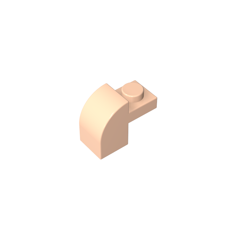 Brick Curved 1 x 2 x 1 1/3 with Curved Top