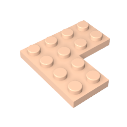 Plate 4 x 4 Corner
