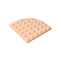 Plate Round Corner 6 x 6