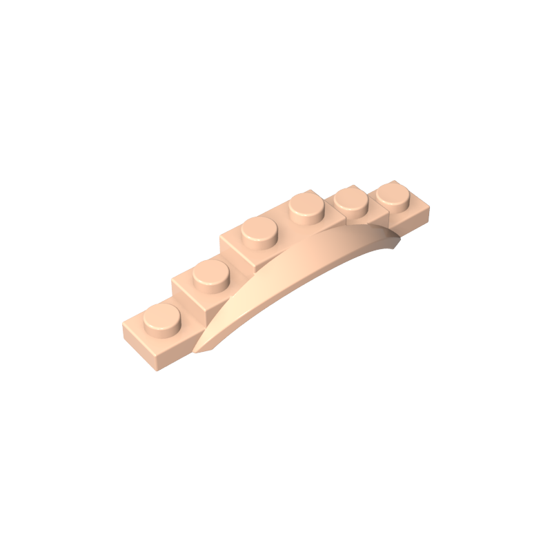 Wheel Arch, Mudguard, 1 1/2 x 6 x 1 [Arch Extended] - Color ID 32