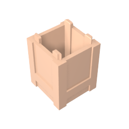 Container Box 2 x 2 x 2 - Top Opening - Color ID 32