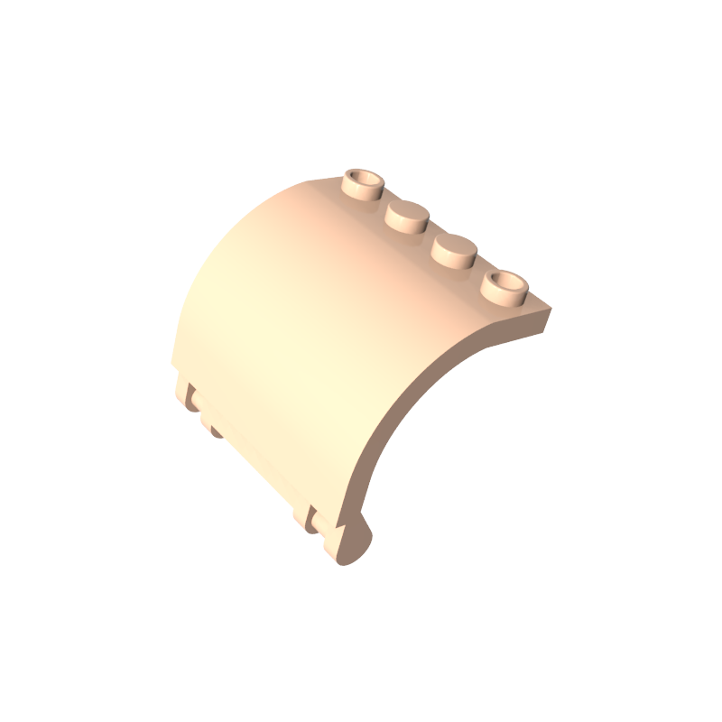 Hinge Panel 3 x 4 x 3 Curved - Color ID 32