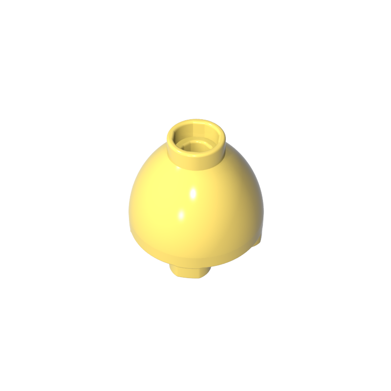 Brick Round 2 x 2 x 1 1/3 Inverted
