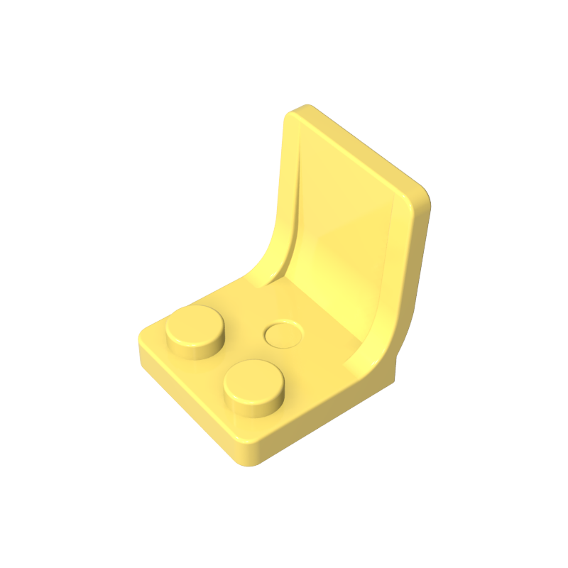 Seat / Chair 2 x 2 with Center Sprue Mark