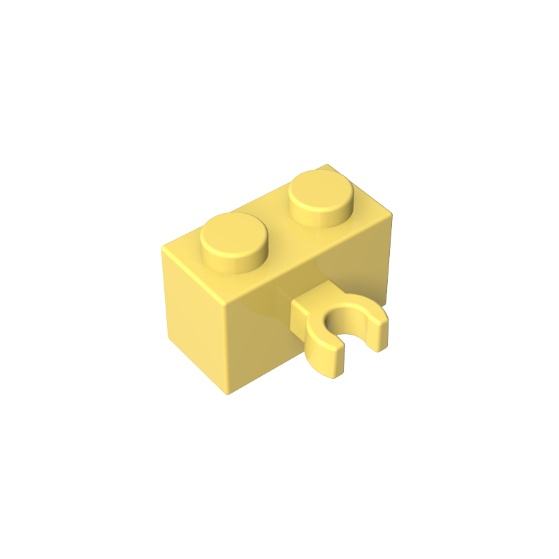 Brick Special 1 x 2 with Vertical Clip [Open O Clip]