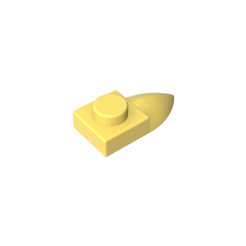 Plate Special 1 x 1 with Tooth