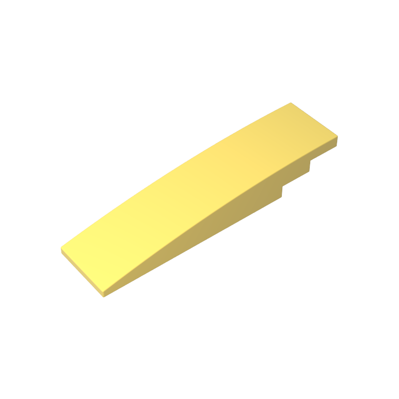 Slope Curved 8 x 2 No Studs - Color ID 33