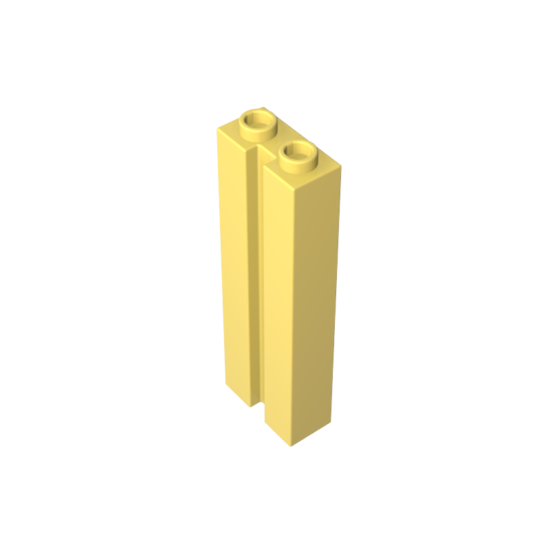 Brick Special 1 x 2 x 5 with Groove