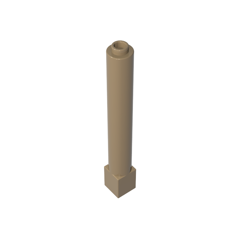 Support Round 1 x 1 x 6 Solid Pillar