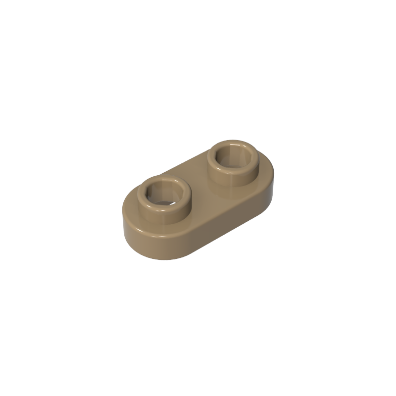 Plate Special 1 x 2 Rounded with 2 Open Studs