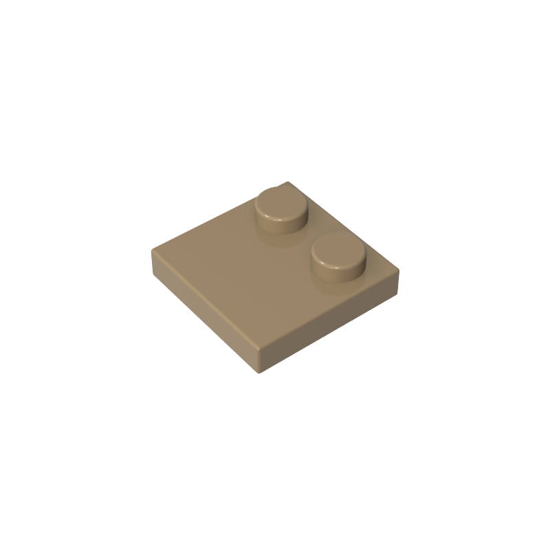 Plate Special 2 x 2 with Only 2 studs
