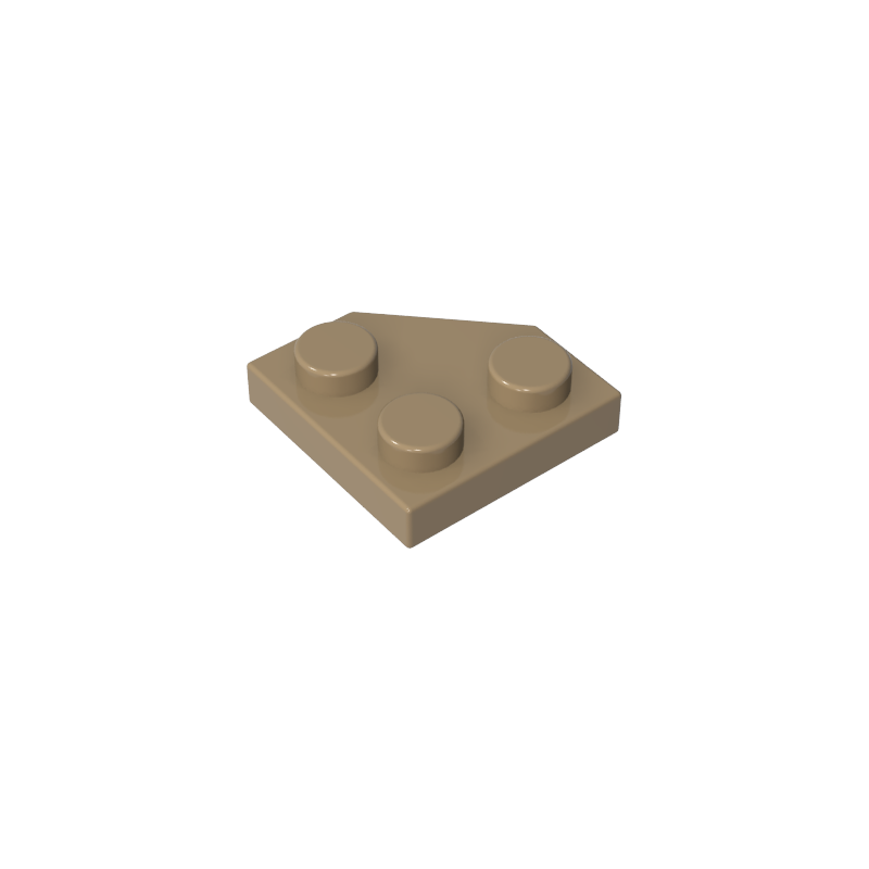 Wedge Plate 2 x 2 Cut Corner