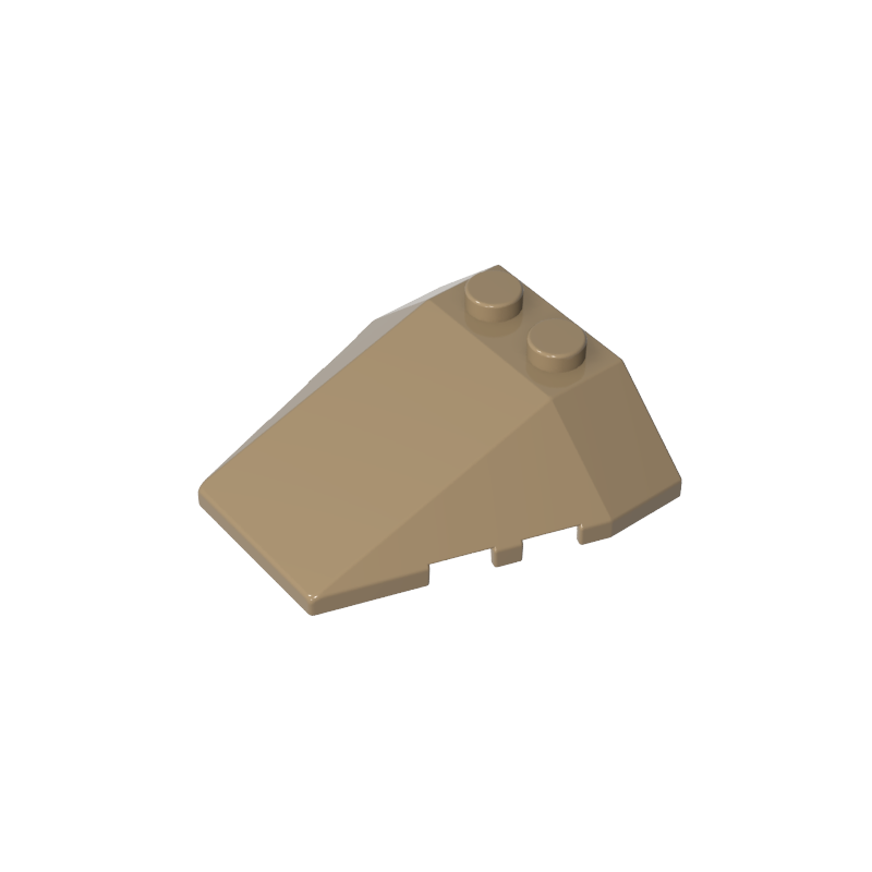 Wedge Sloped 4 x 4 Triple, Stud Notches