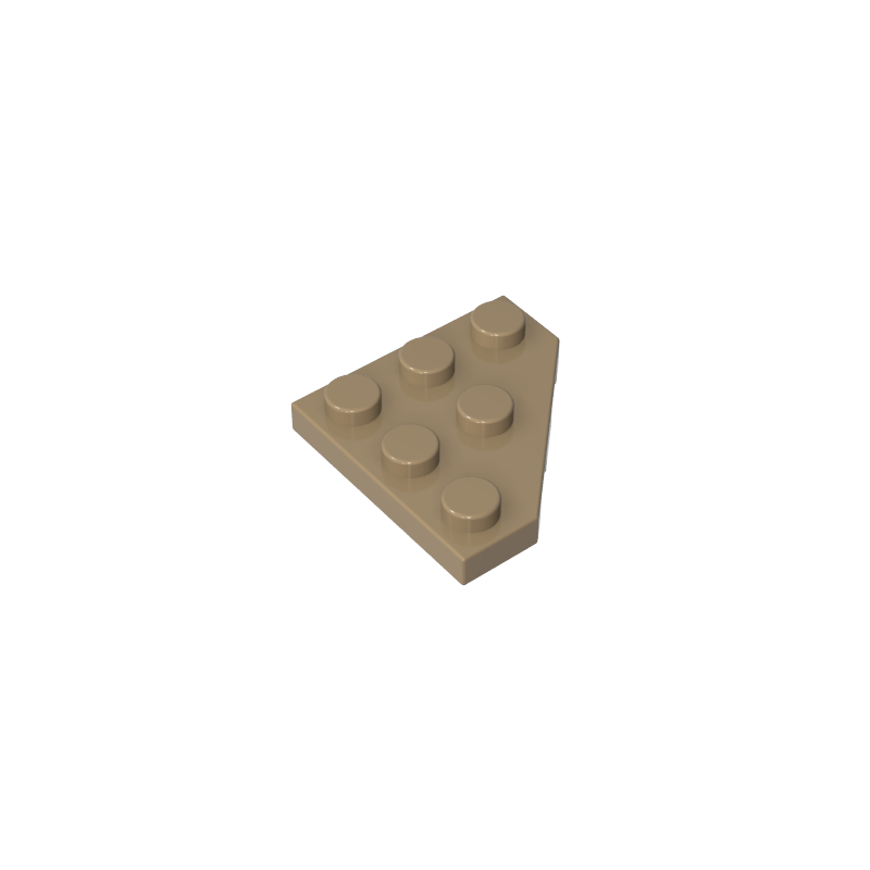 Wedge Plate 3 x 3 Cut Corner
