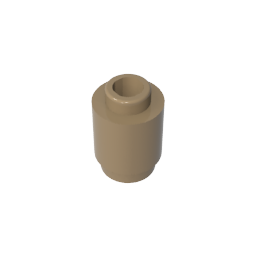 Brick Round 1 x 1 Open Stud