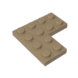 Plate 4 x 4 Corner