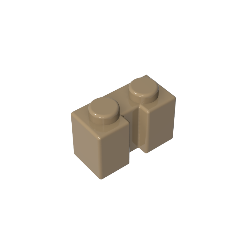 Brick Special 1 x 2 with Groove