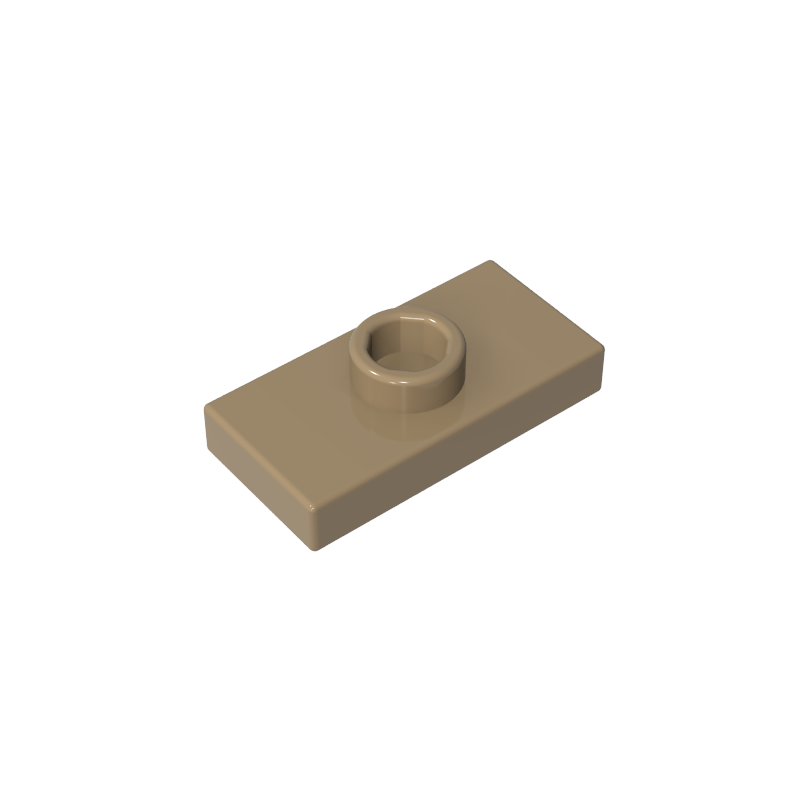 Plate Special 1 x 2 with 1 Stud with Groove and Inside Stud Holder (Jumper)